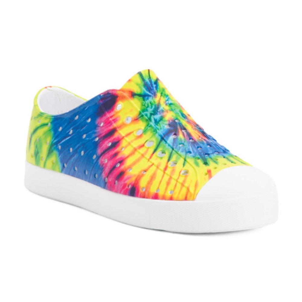 NATIVE Jefferson Junior Tie Dye Slip Ons J2
